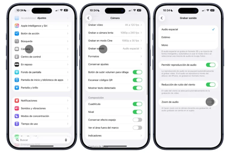 El motivo por el que tus vídeos de conciertos suenan distorsionados no es el micrófono del iPhone. Es esta opción activada por defecto en iOS